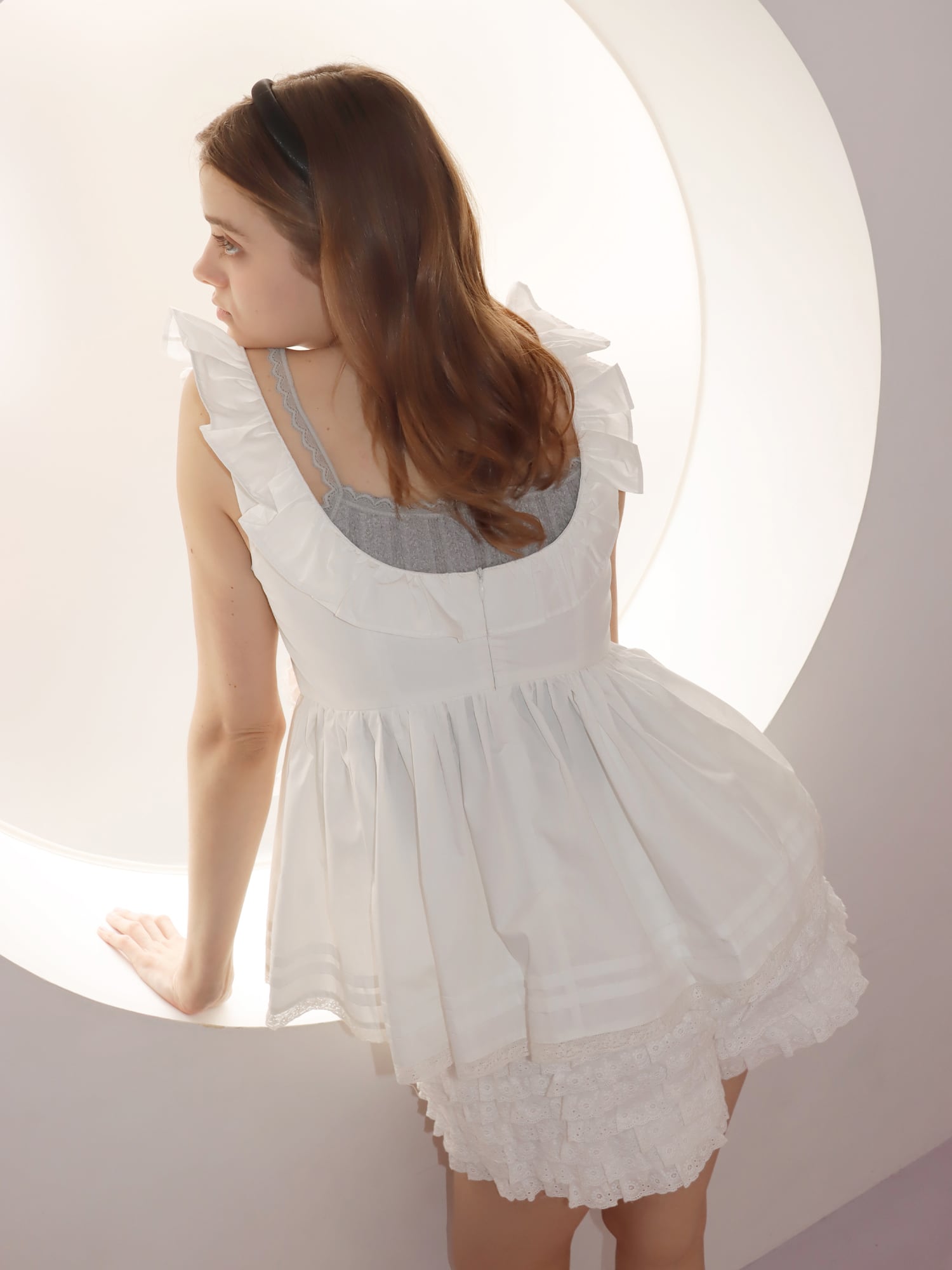 PETIT APLON TOP -WHITE- | mieya mieya