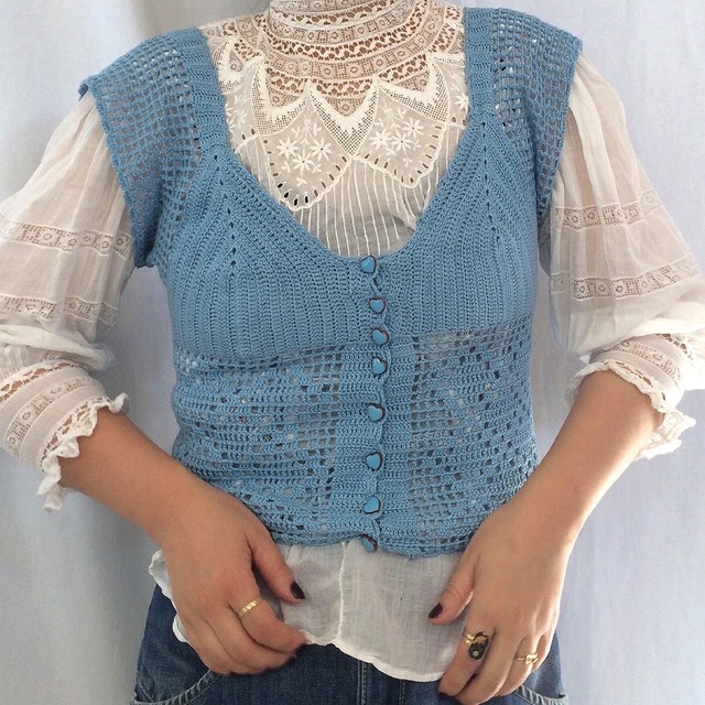 70s Crochet Top