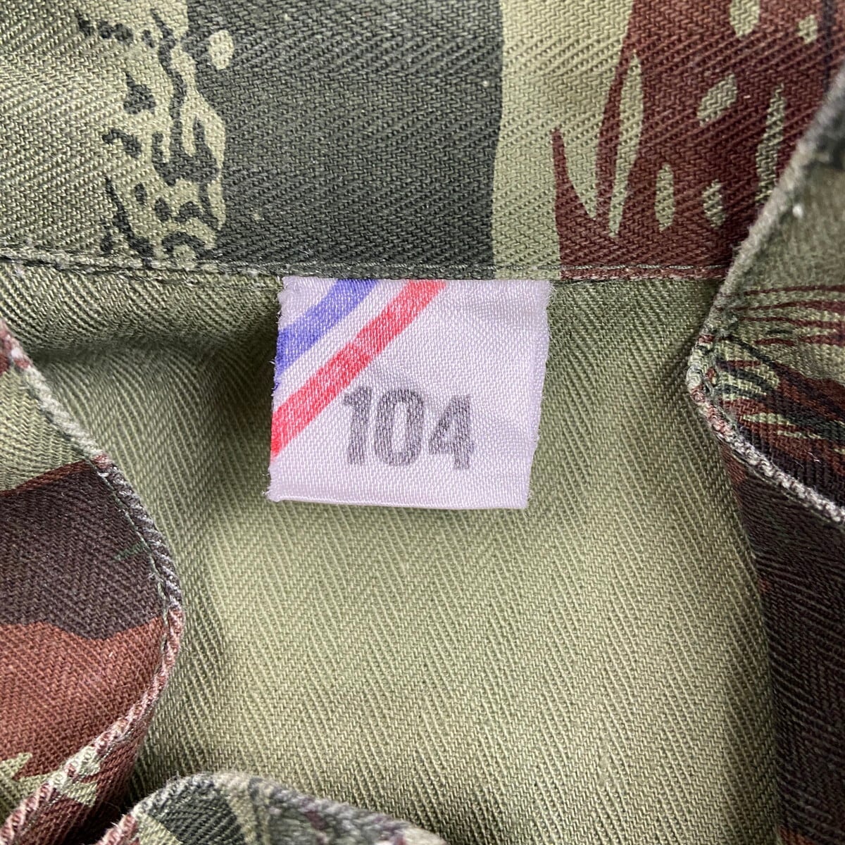 80年代 民間品 フランス軍 リザードカモ M-47 TAP47/56タイプ パラ