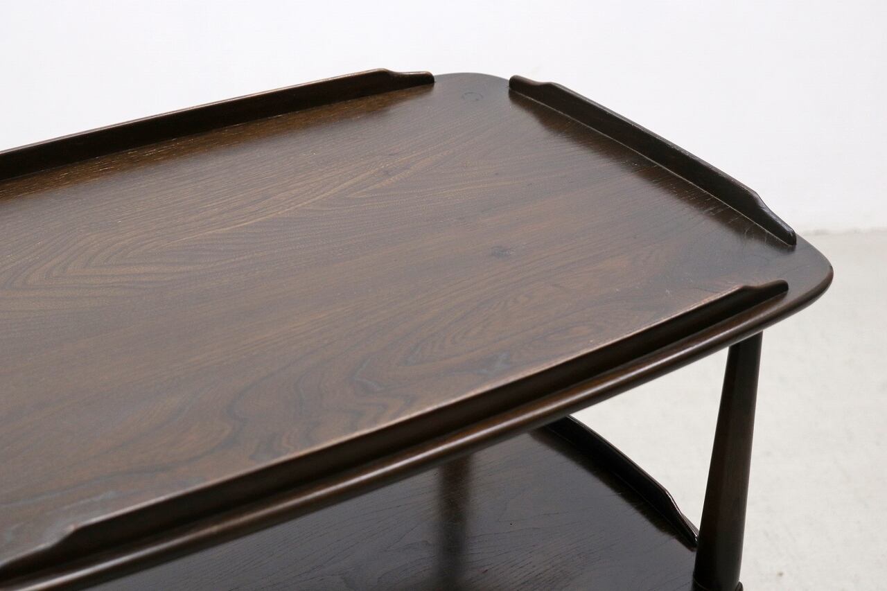沼津店】英国 イギリス ERCOL アーコール エルム材 トローリー