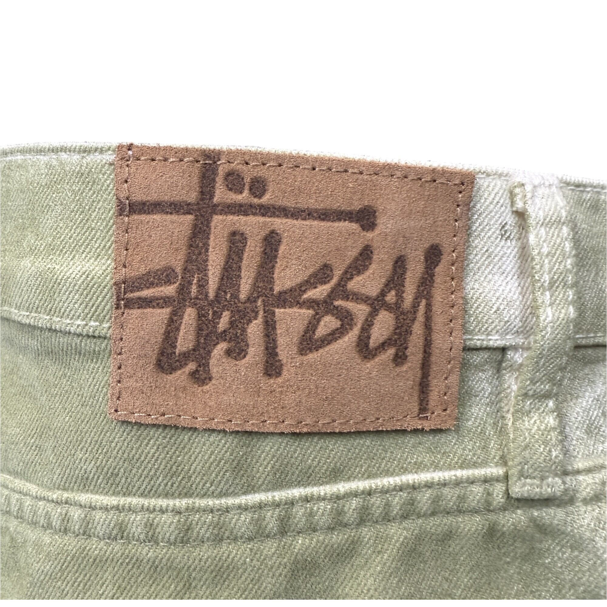 STUSSY】ステューシー SPRAY DYE BIG OL SHORT デニムショートパンツ