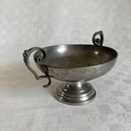 錫ボール　脚付きボール　ピューター　フルーツスタンド　小物入れ　19twh6-3