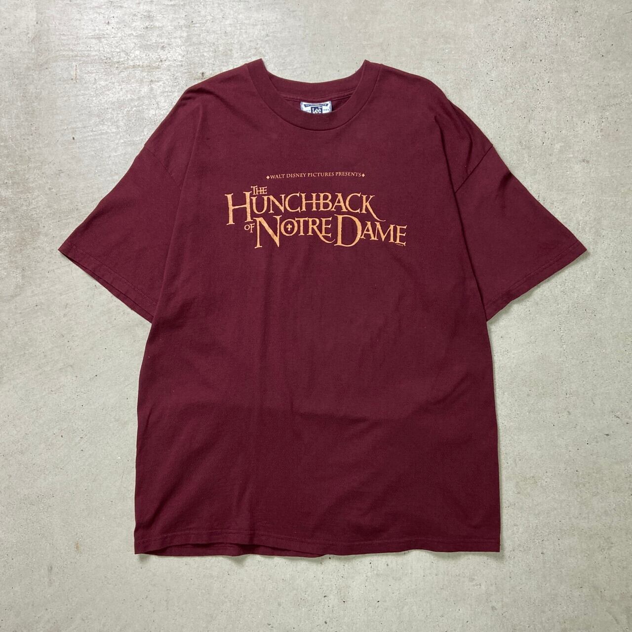 90年代 Disney ディズニー ノートルダムの鐘 ロゴプリントTシャツ 