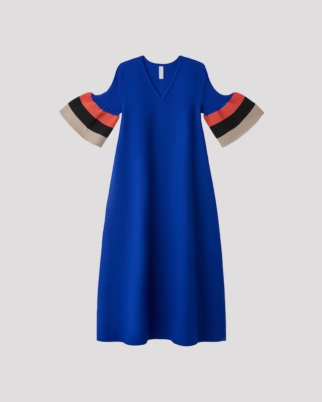 【CFCL】POTTERY SHORT BELL SLEEVE FLARE DRESS