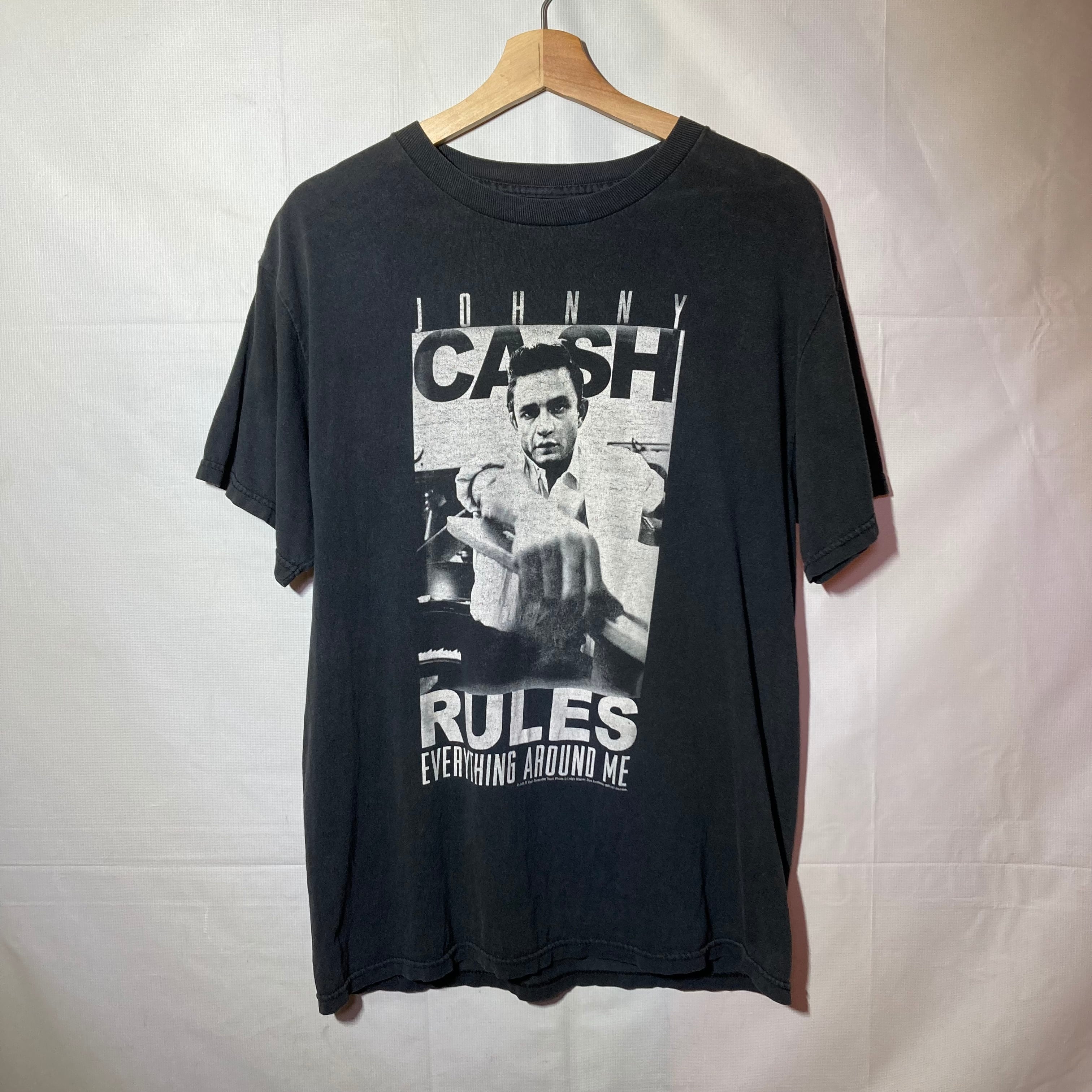 00s Johnny Cash ジョニーキャッシュ ホンジュラス製 Tシャツ ブラック
