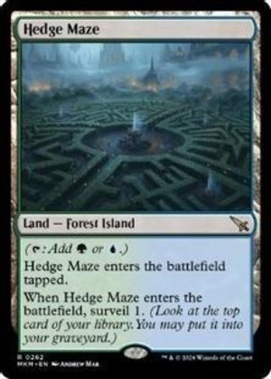 MTG《迷路庭園/Hedge Maze(MKM)》英語