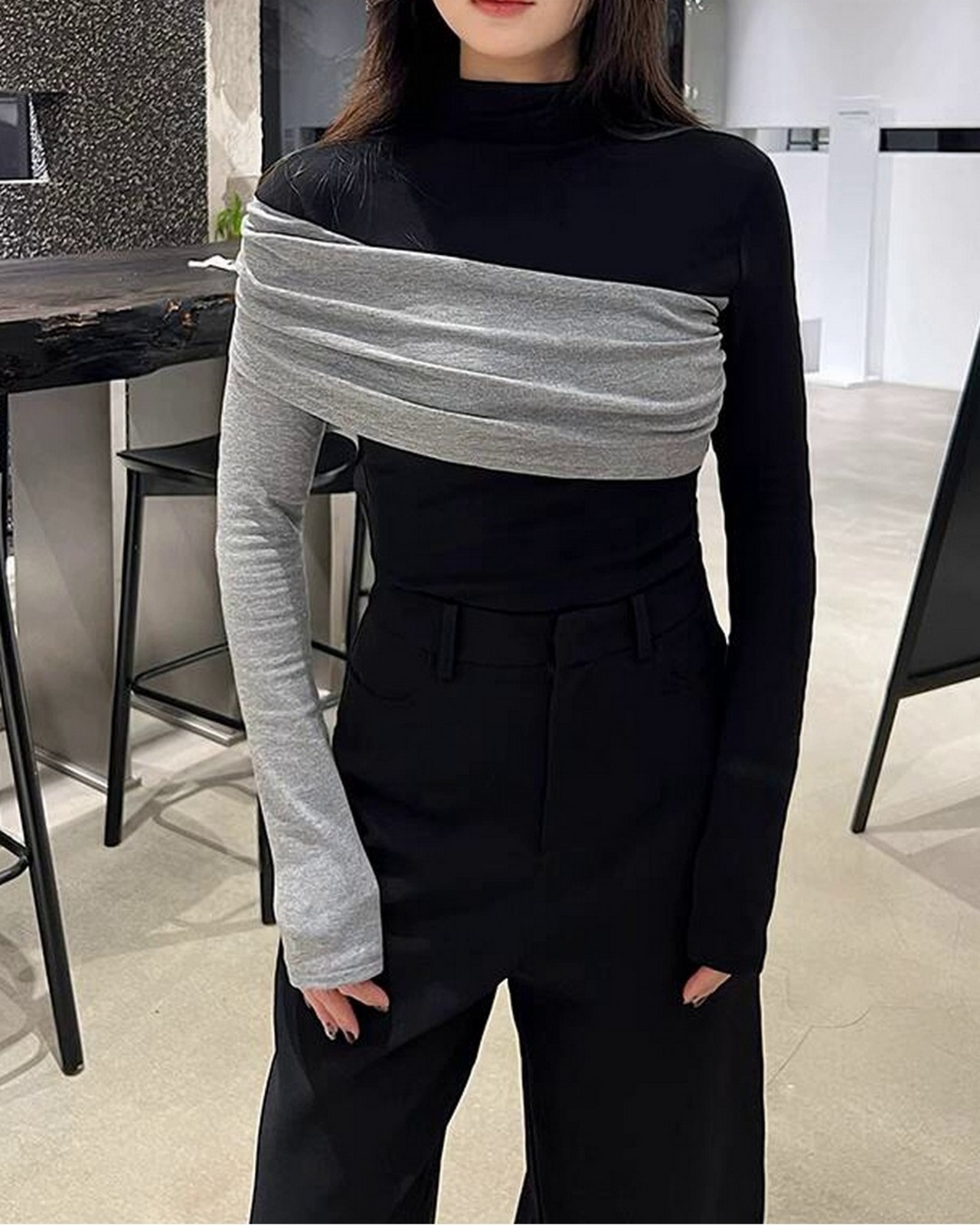 ハーフロングスリーブTシャツ A0259 - 13