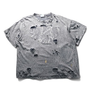 Vintage super fade broken t-shirt "made in USA"