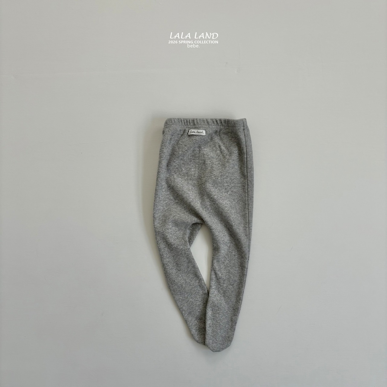 LALALAND 26/SS (Baby)Cheese ribbed leggings