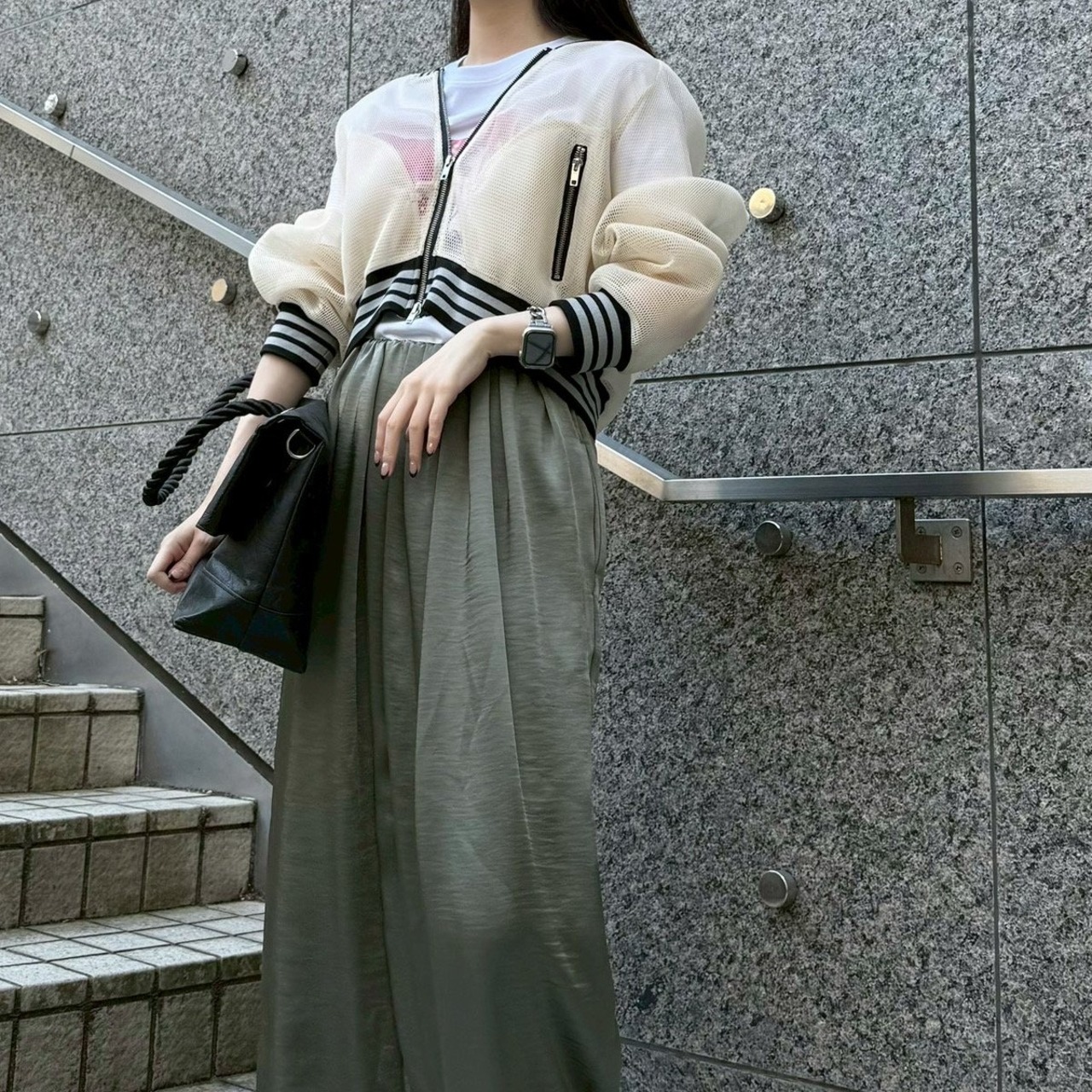 MML118PEA ドレープパンツ