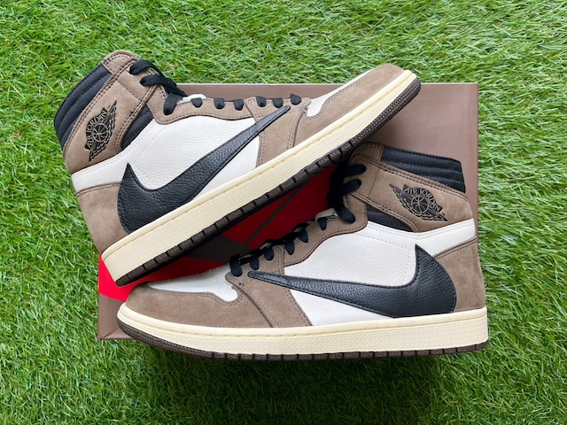 NIKE × TRAVIS SCOTT AIR JORDAN 1 HIGH OG TS SP CD4487-100 28.5㎝ 65761