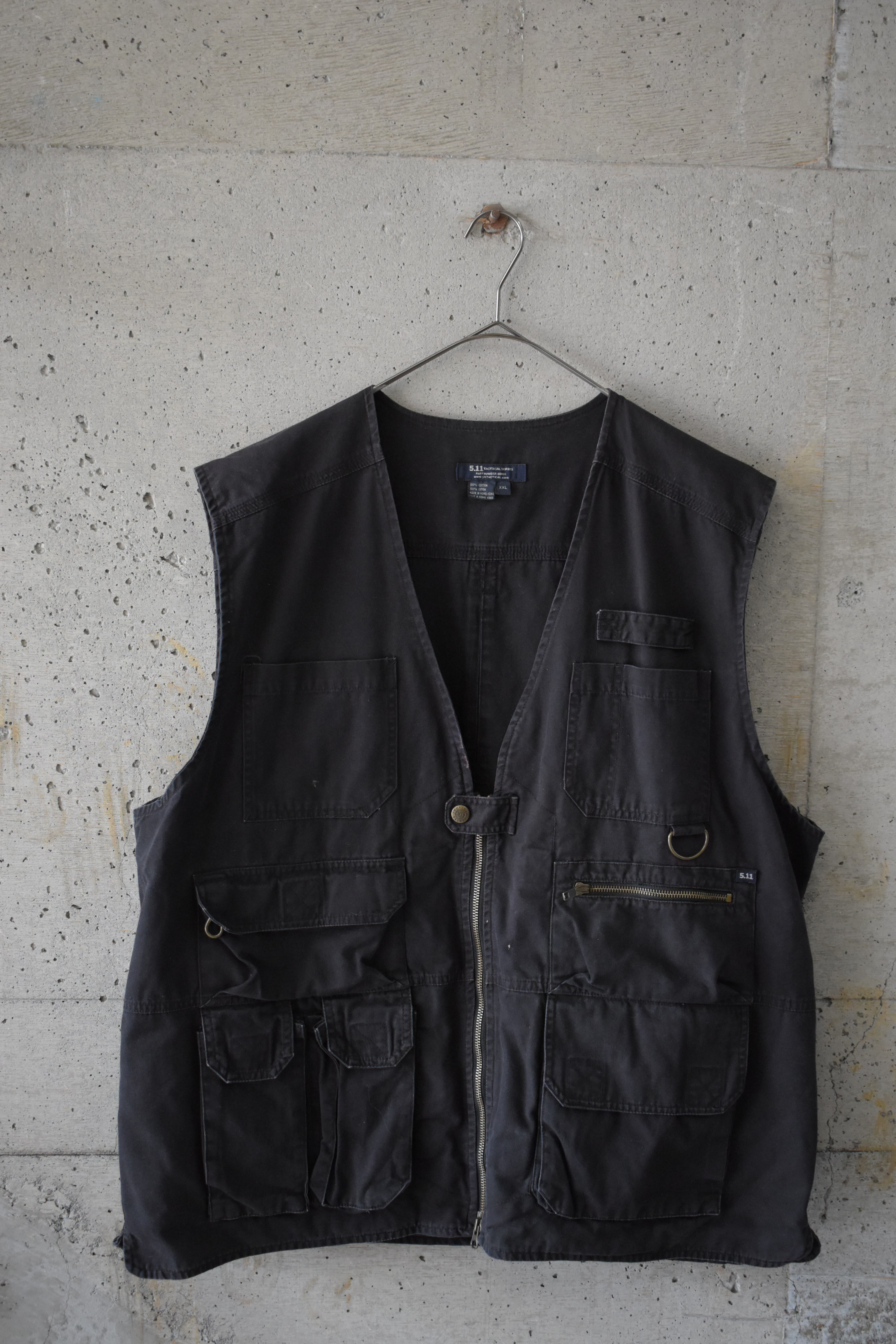 Large black tactical vest