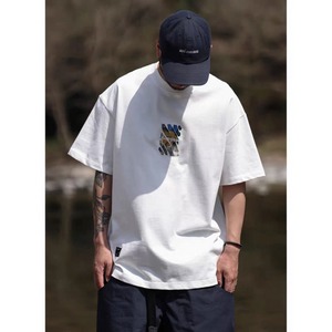 Graphic Print crew neck t-shirt 0537