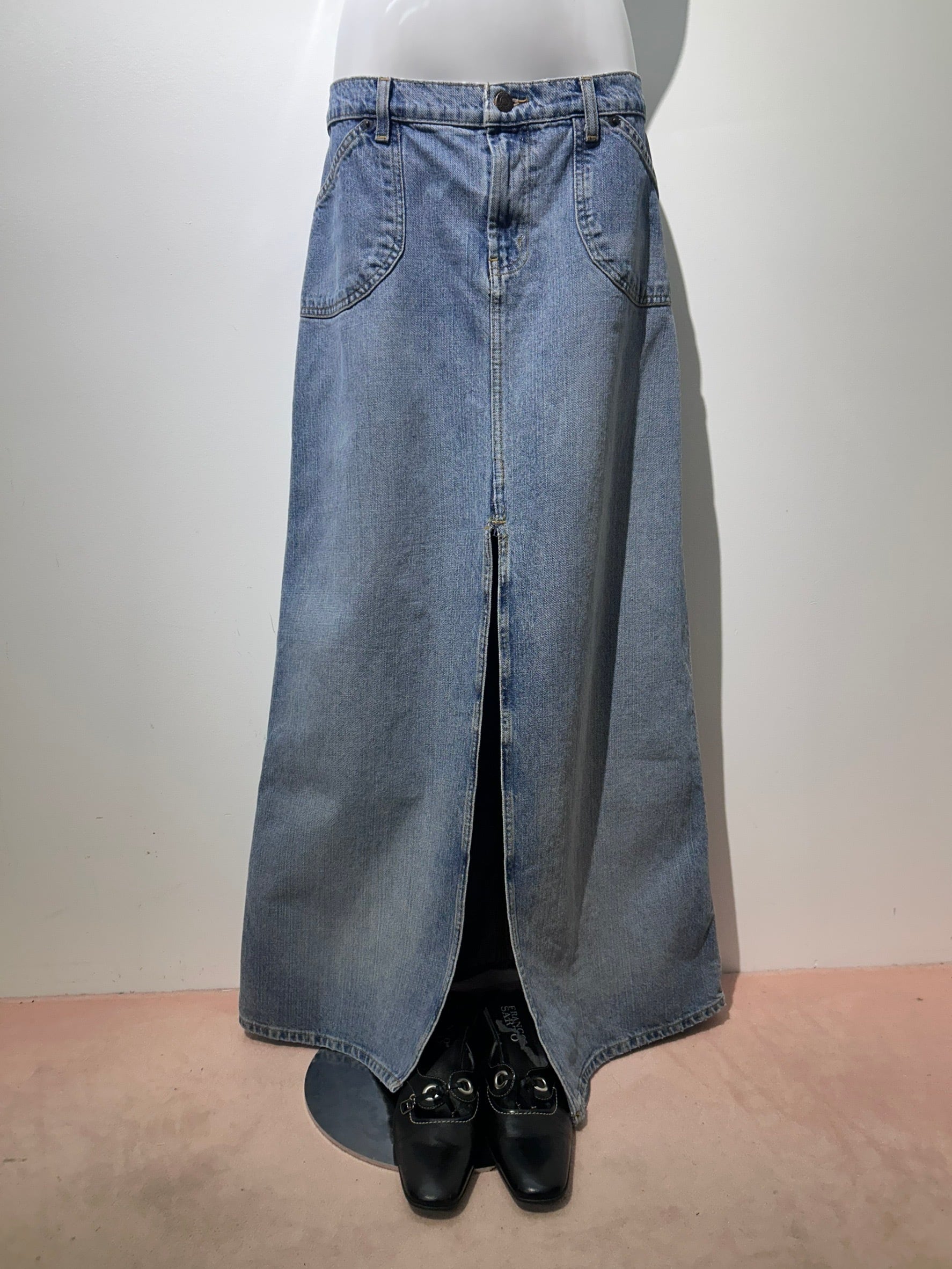 POLO denim skirt