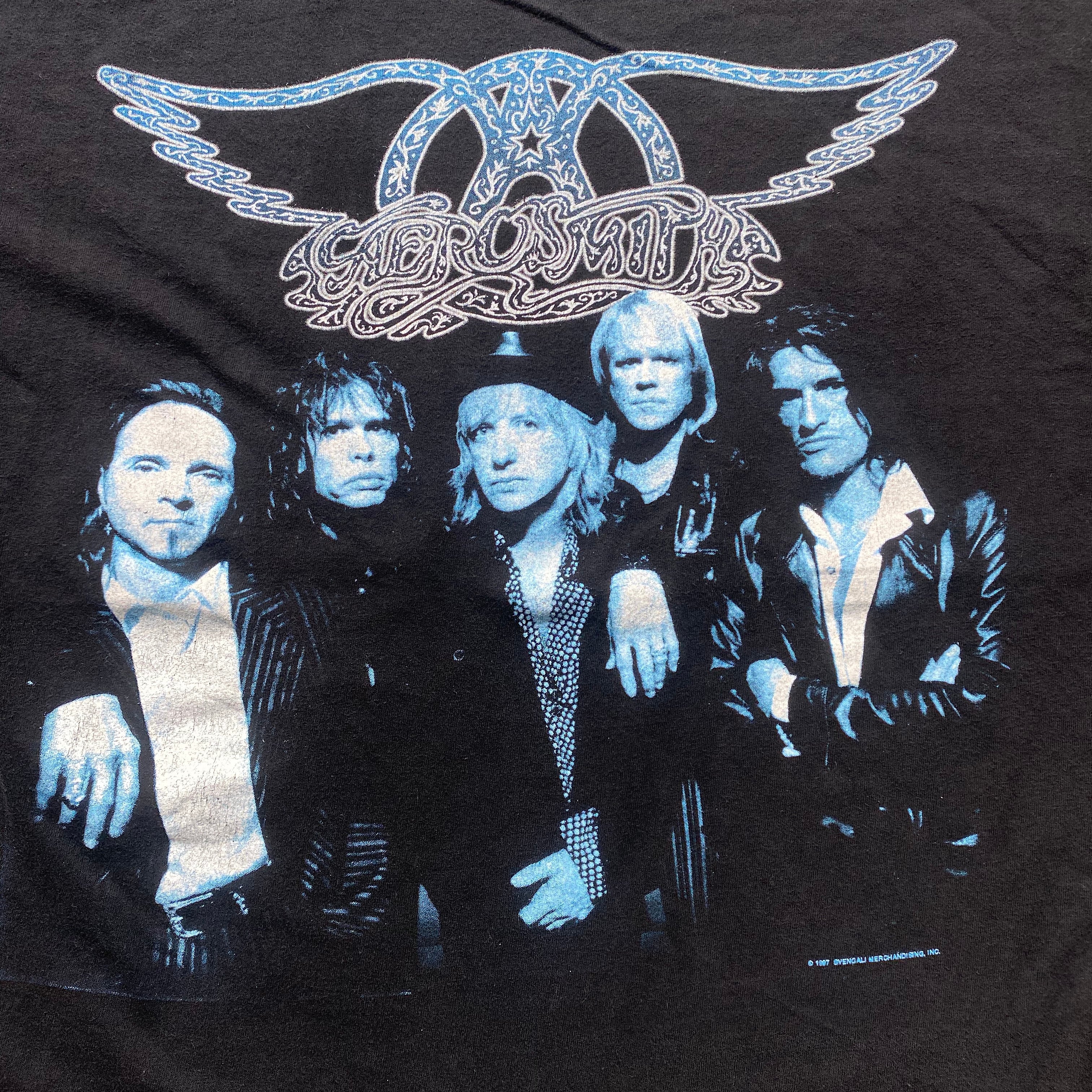 90年代 AEROSMITH エアロスミス Nine Lives WORLD TOUR バンドTシャツ