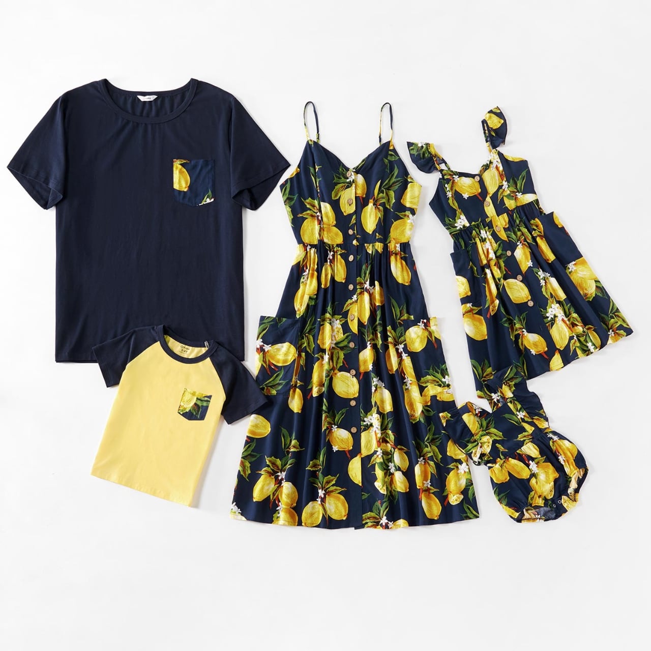 LEMON FAMILY Matching Kids boy T shirt lemon-family-matching-kids-boy-t-shirt
