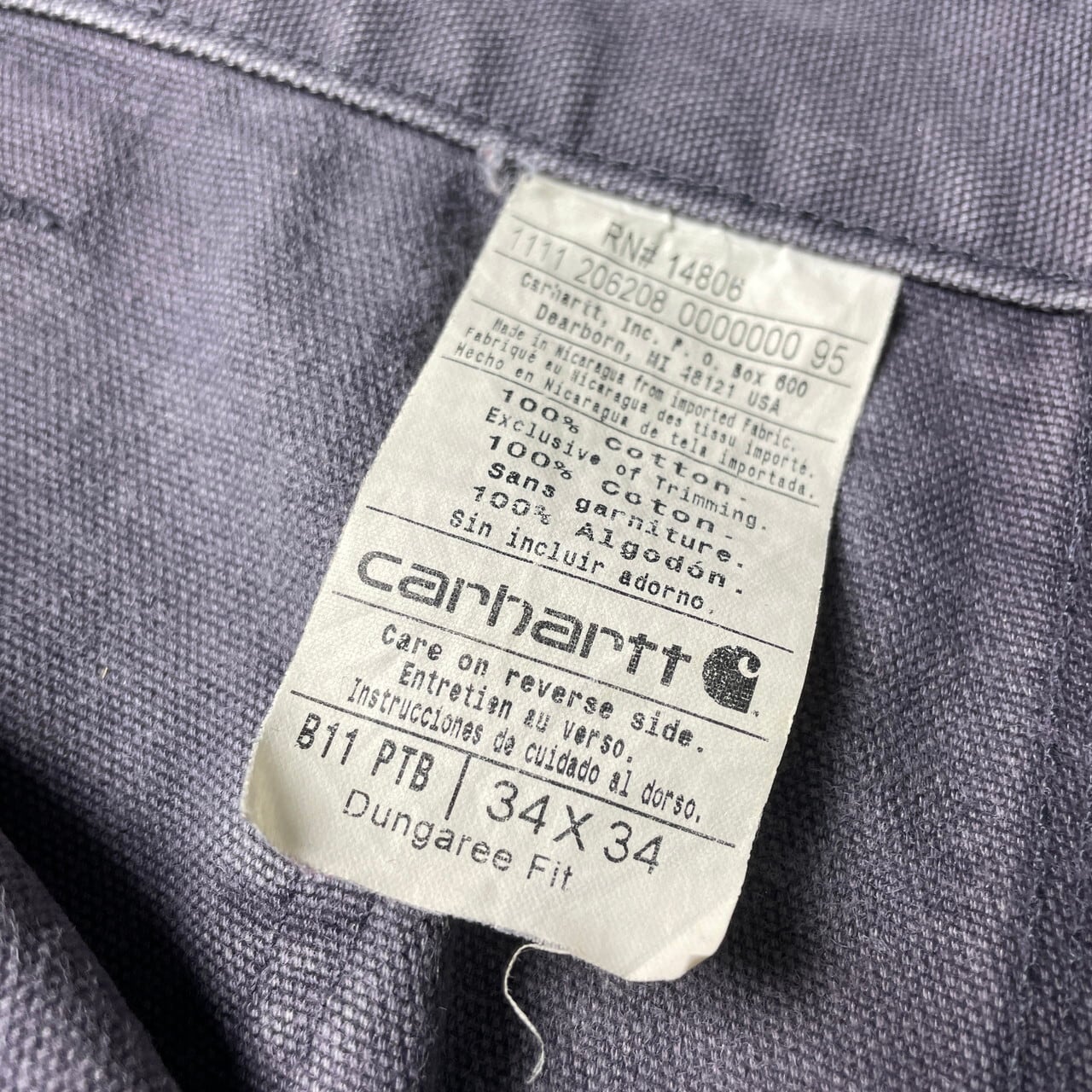 Carhartt カーハート ダック地 ペインターパンツ ワークパンツ メンズ