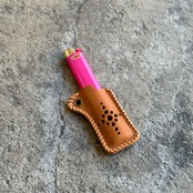 ライターケース レーシング パンチング  カウハイド