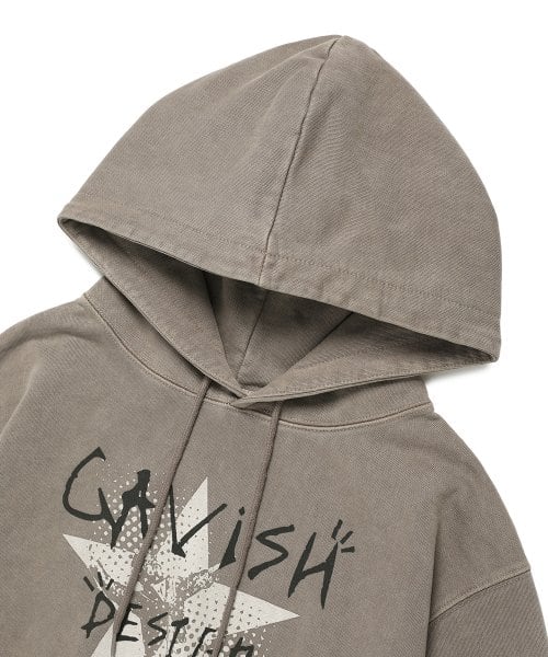 CAVISH] PIGMENT HAND WRITTEN HOODIE BEIGE(CV2ESUM403A) | もごつ
