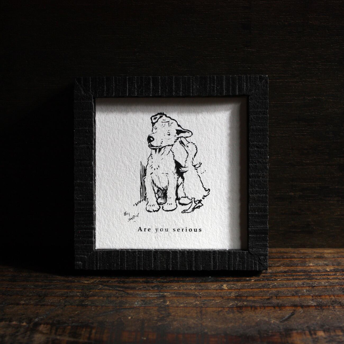 ミニアートパネル【ええっ!、ほんとに?!】