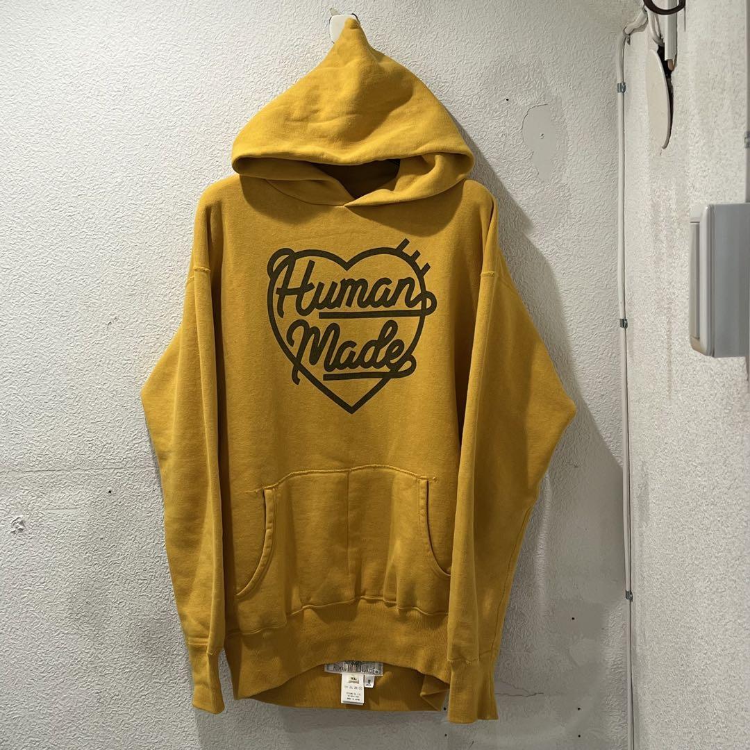 新品 HUMAN MADE HEART TSURIAMI HOODIE L