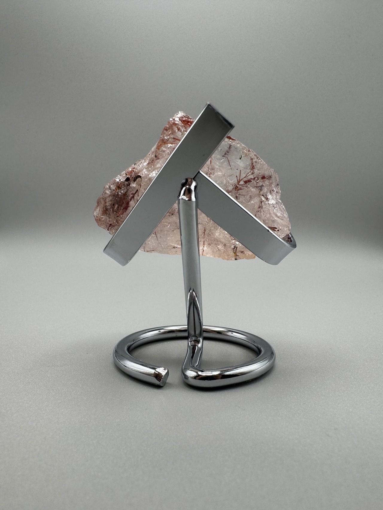 天然石インテリア】レッドルチルクォーツ原石｜Rutile Quartz Red 