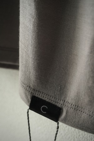 〈予約商品〉Super140s Washable Wool Jersey / L/S Tee (CHESTNUT)
