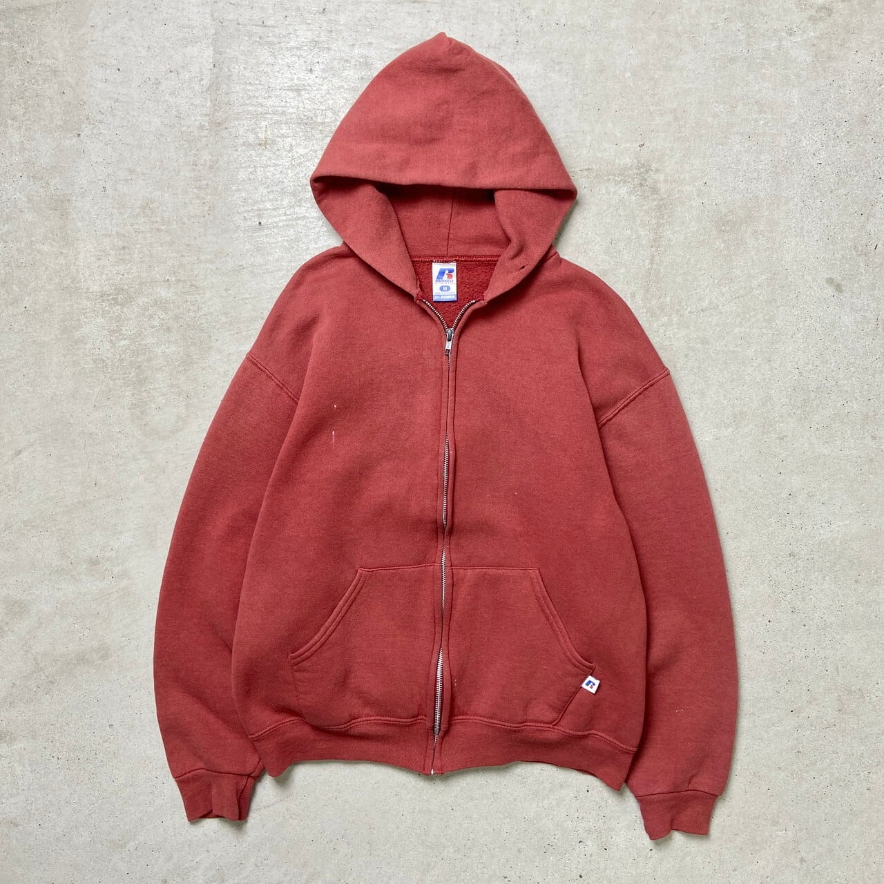 00年代 RUSSELL ATHLETIC ラッセル ジップアップ スウェットパーカー 