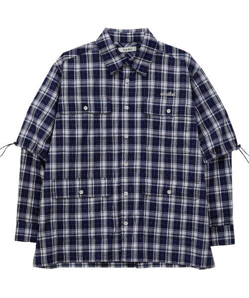 ☆BOYNEXTDOOR イハン 着用！！【WAIKEI】Layered check shirts