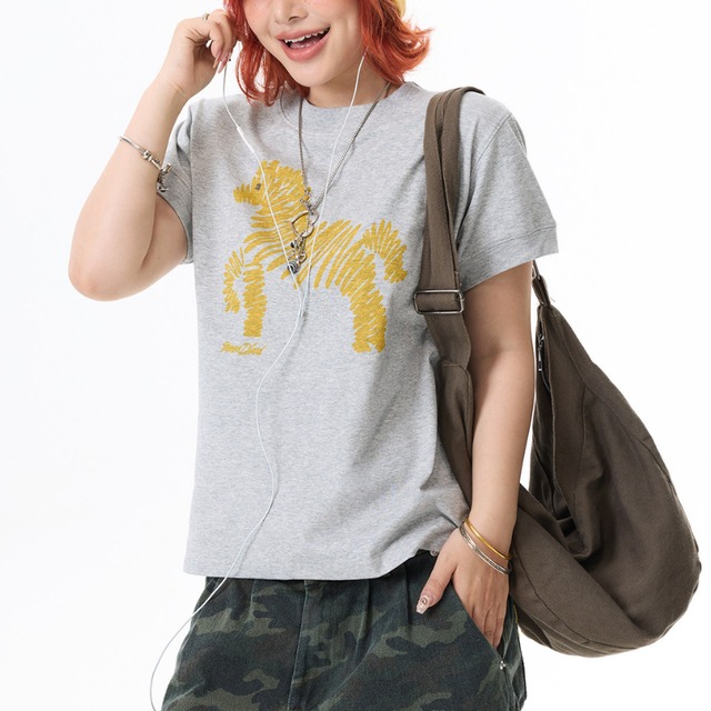 art horse short-sleeve tee　アートホース半袖ティー　J2051