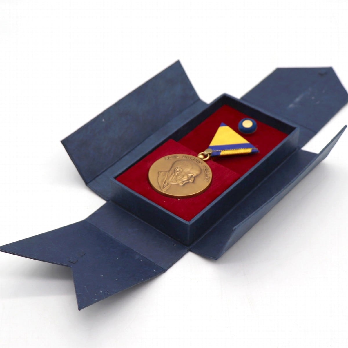 ビンテージ「ポール　ハリス　フェロー」メダル＆ピンバッチ.ケースあり (AAA) 6101f68126f53c1ec56e2818c95d0f