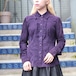 USA VINTAGE FRILL DESIGN LEATHER SHIRT/アメリカ古着フリルデザインレザーシャツ