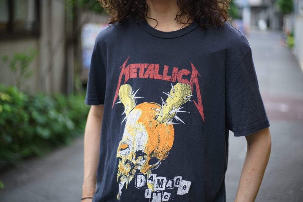 Metallica [Metallica -Damage Inc] Vintage Pushead T-shirt [2016s] Vintage  Skull T-Shirt | beruf