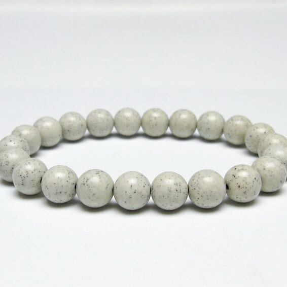 北投石 ブレスレット 9mm 一点物 メール便可 111-50258