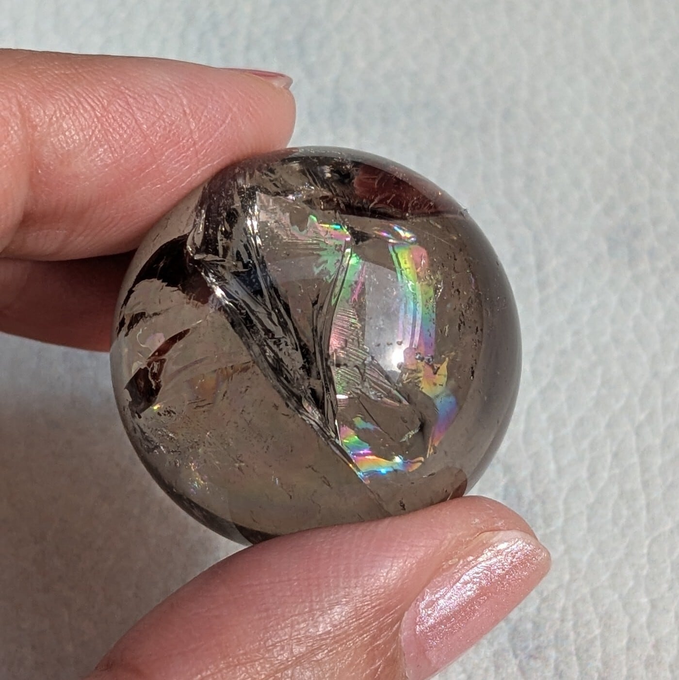 アイリススモーキークォーツ スフィア 約27mm | iris imrama stone