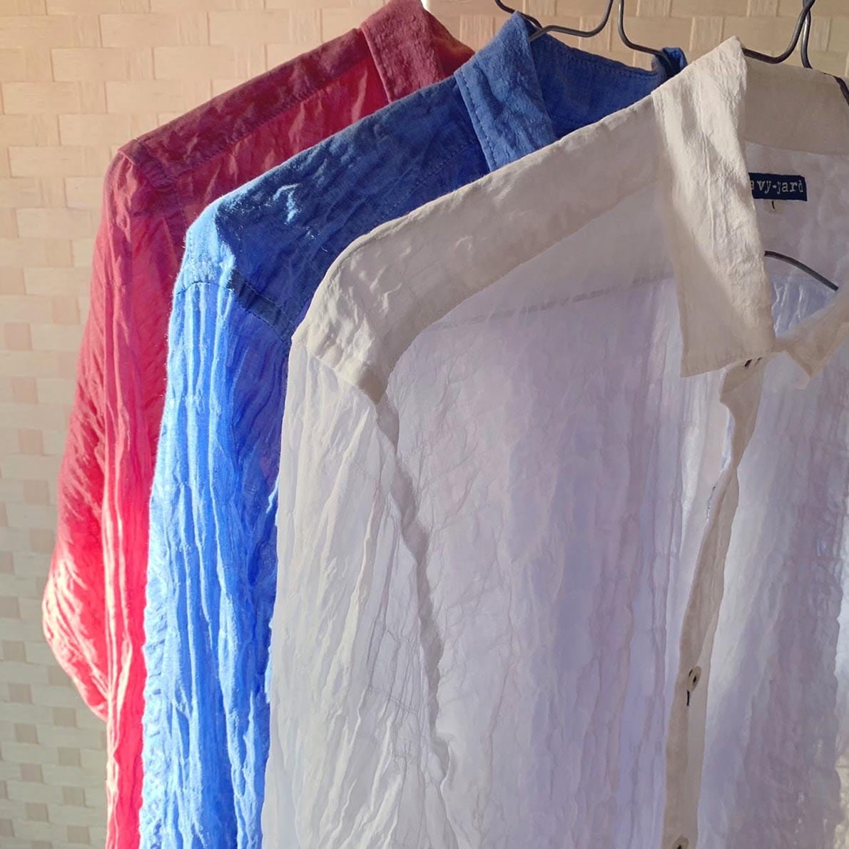 <sample sale> くしゅくしゅシャツ