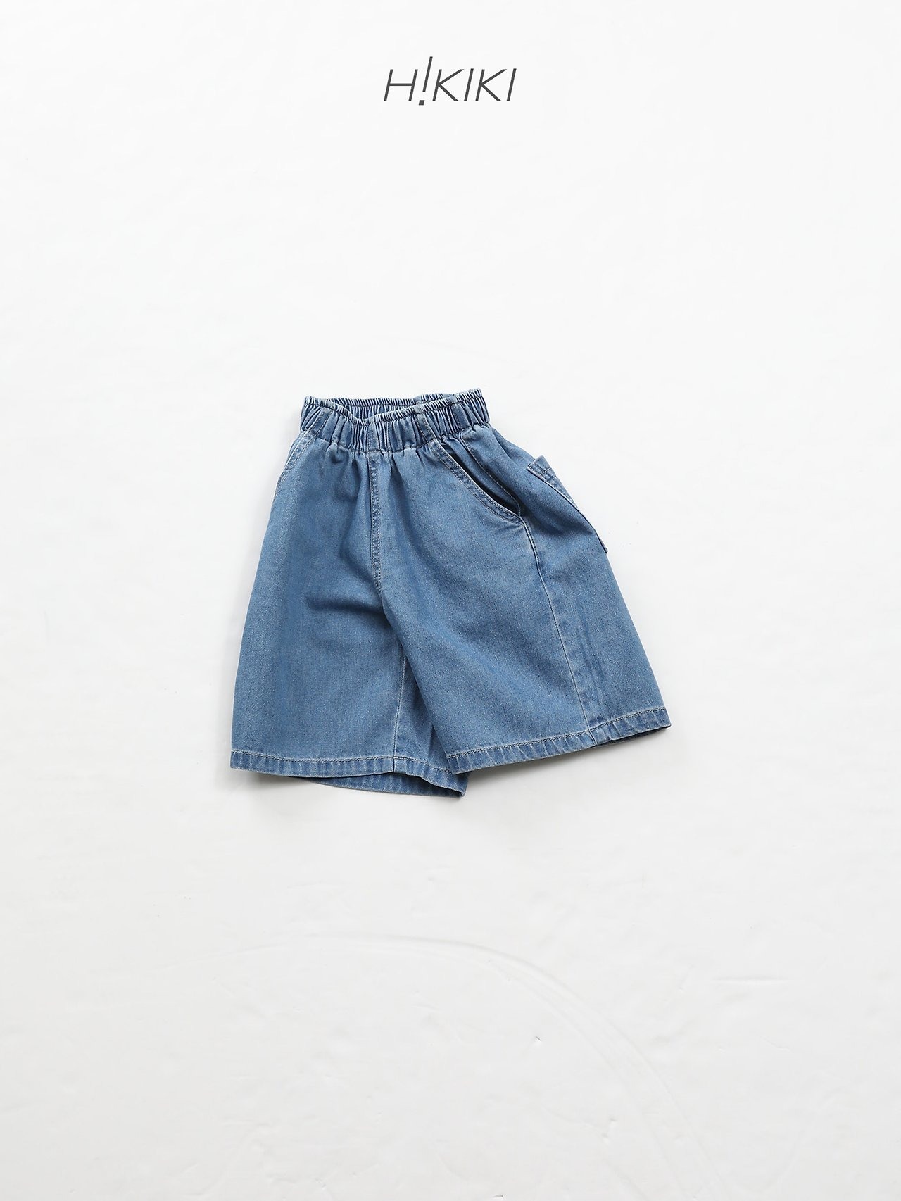 [H!KIKI] Basic Denim Bermuda (13/15/17/19) / [하이키키] 베이직데님버뮤다 (13/15/17/19)