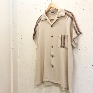 VINTAGE rope rayon shirt