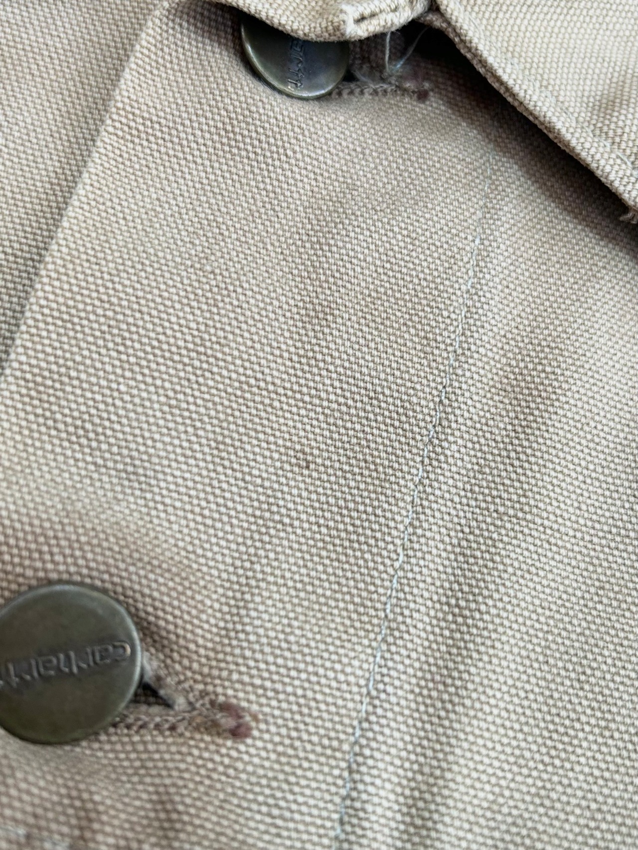80〜90s carhartt TRUCKER JACKET MADE IN USA Size 42