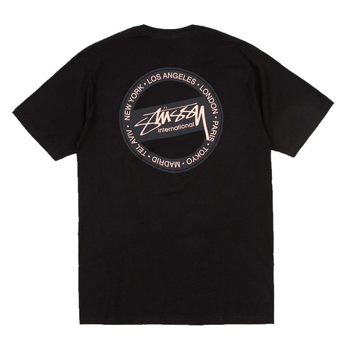 ステューシー Tシャツ STUSSY INTERNATIONL DOT TEE BLACK [並行輸入]