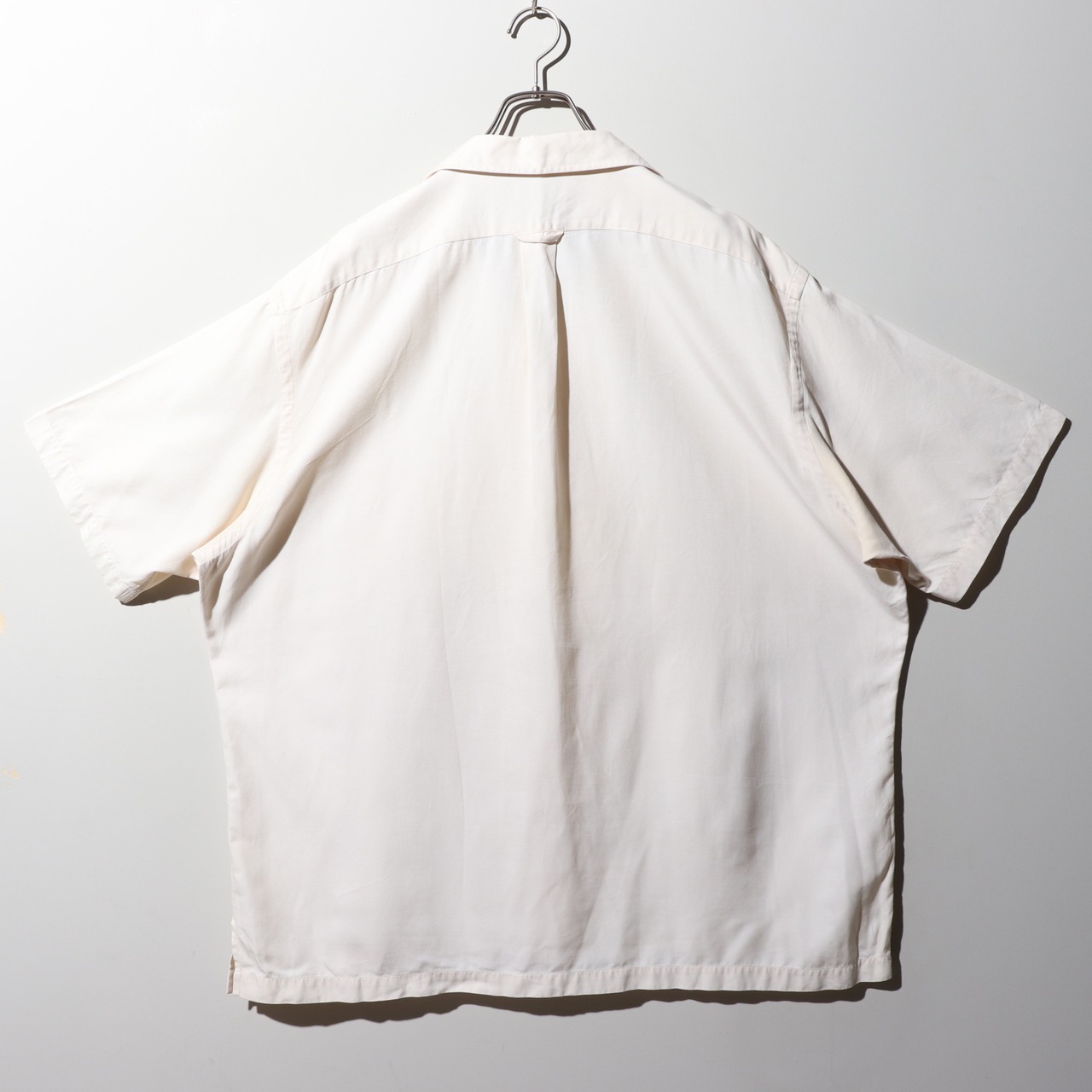 極美品 2XL オフホワイト 完全無地 シルクコットン Caldwell ポロラルフローレン 白 Polo Ralph Lauren