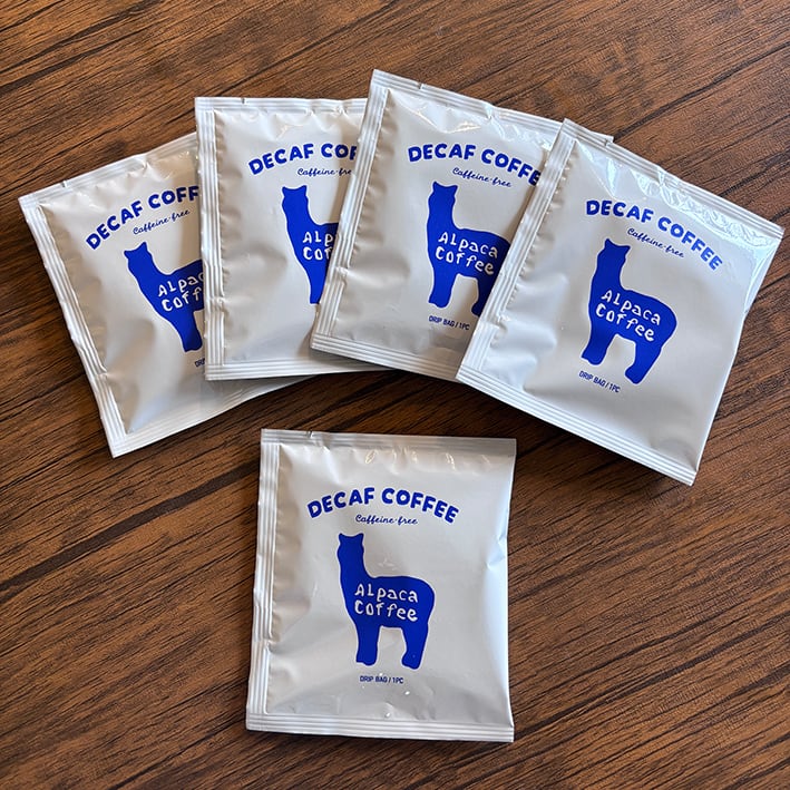 DECAF（カフェインレス）ドリップバッグ（ディップスタイル）