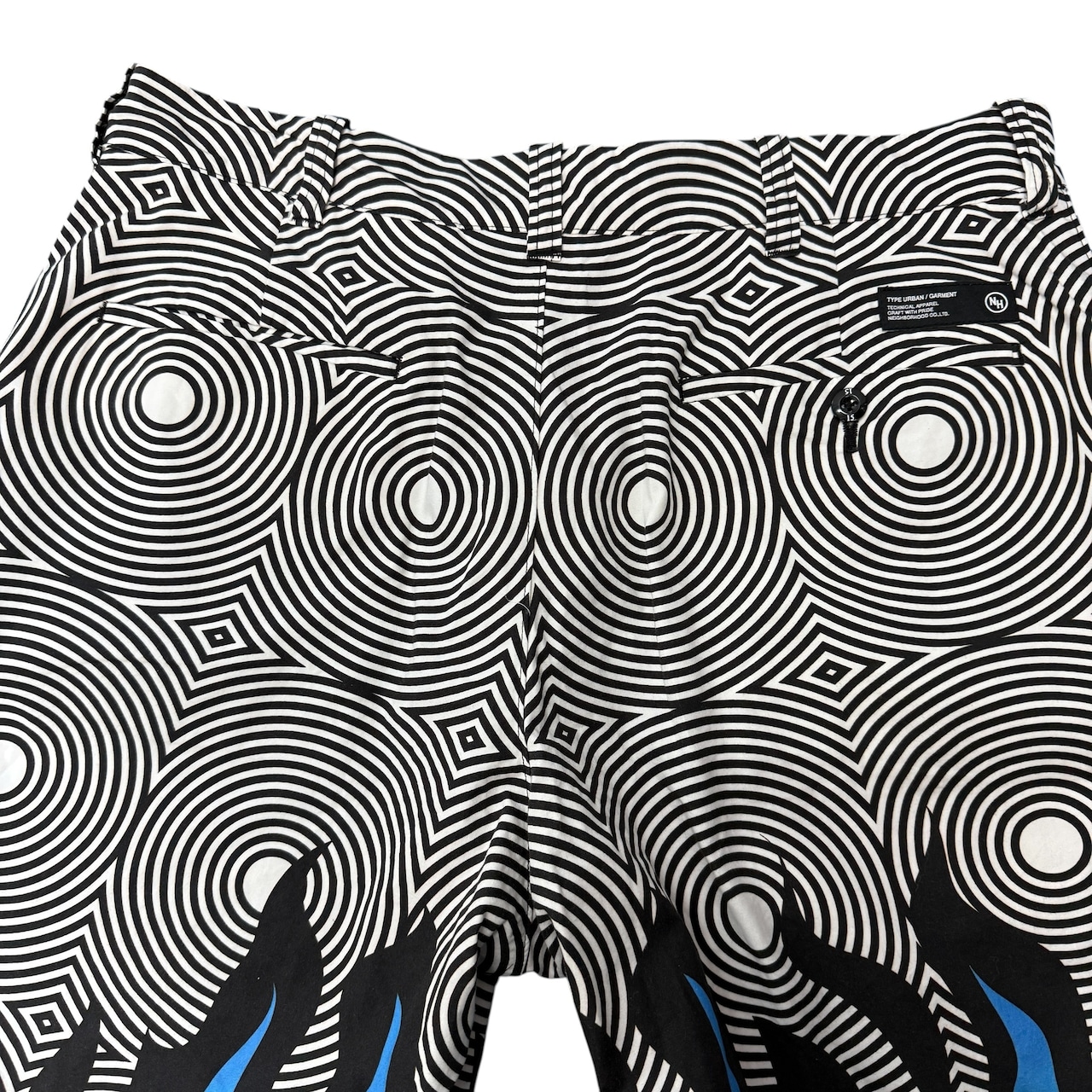 【NEIGHBORHOOD】ネイバーフッド ✕ DSC "FLAME PATTERN" ショートパンツ