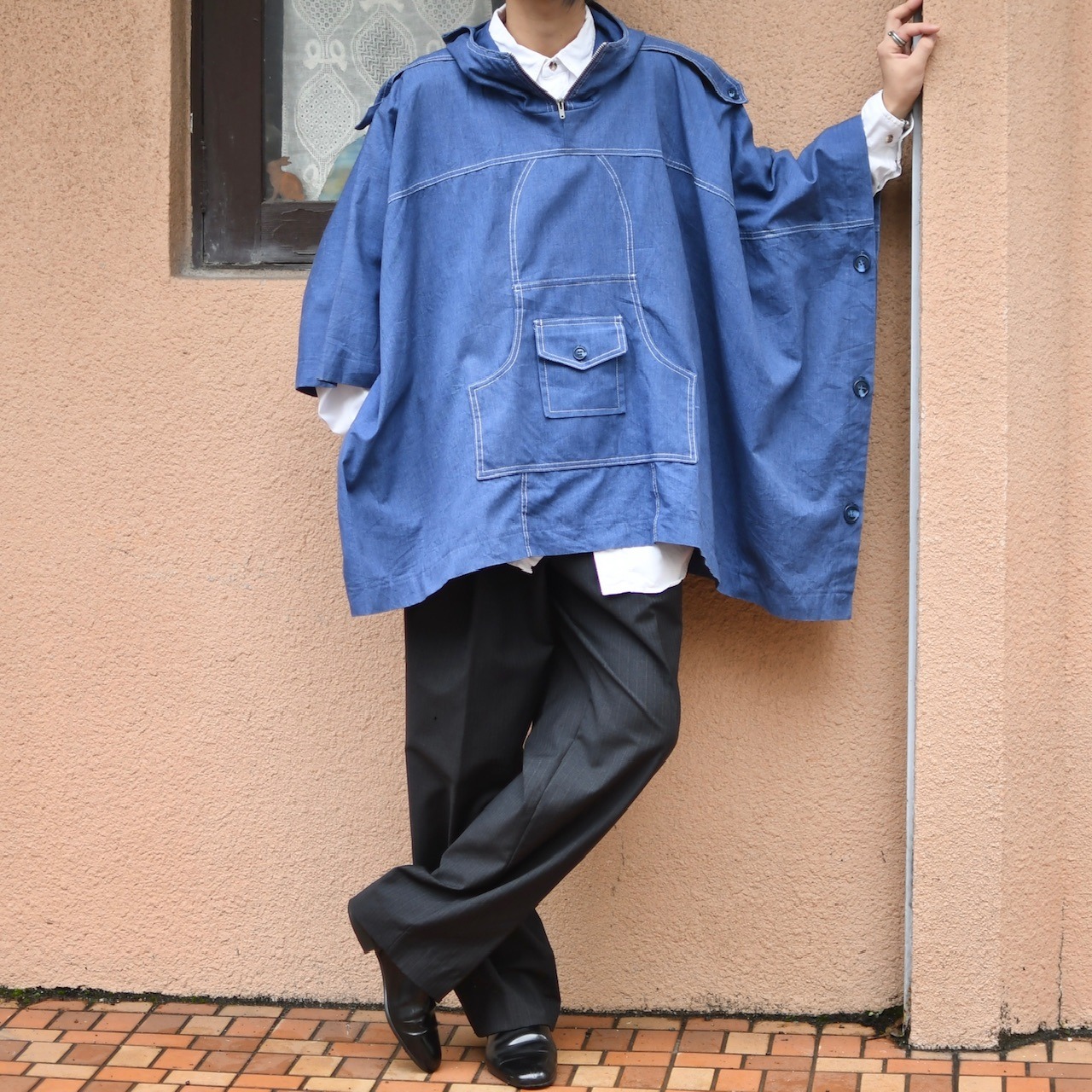 design denim poncho