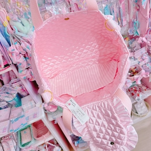 【F1】74-5ふわふわ2wayトートバッグ(ショルダーひも別売)