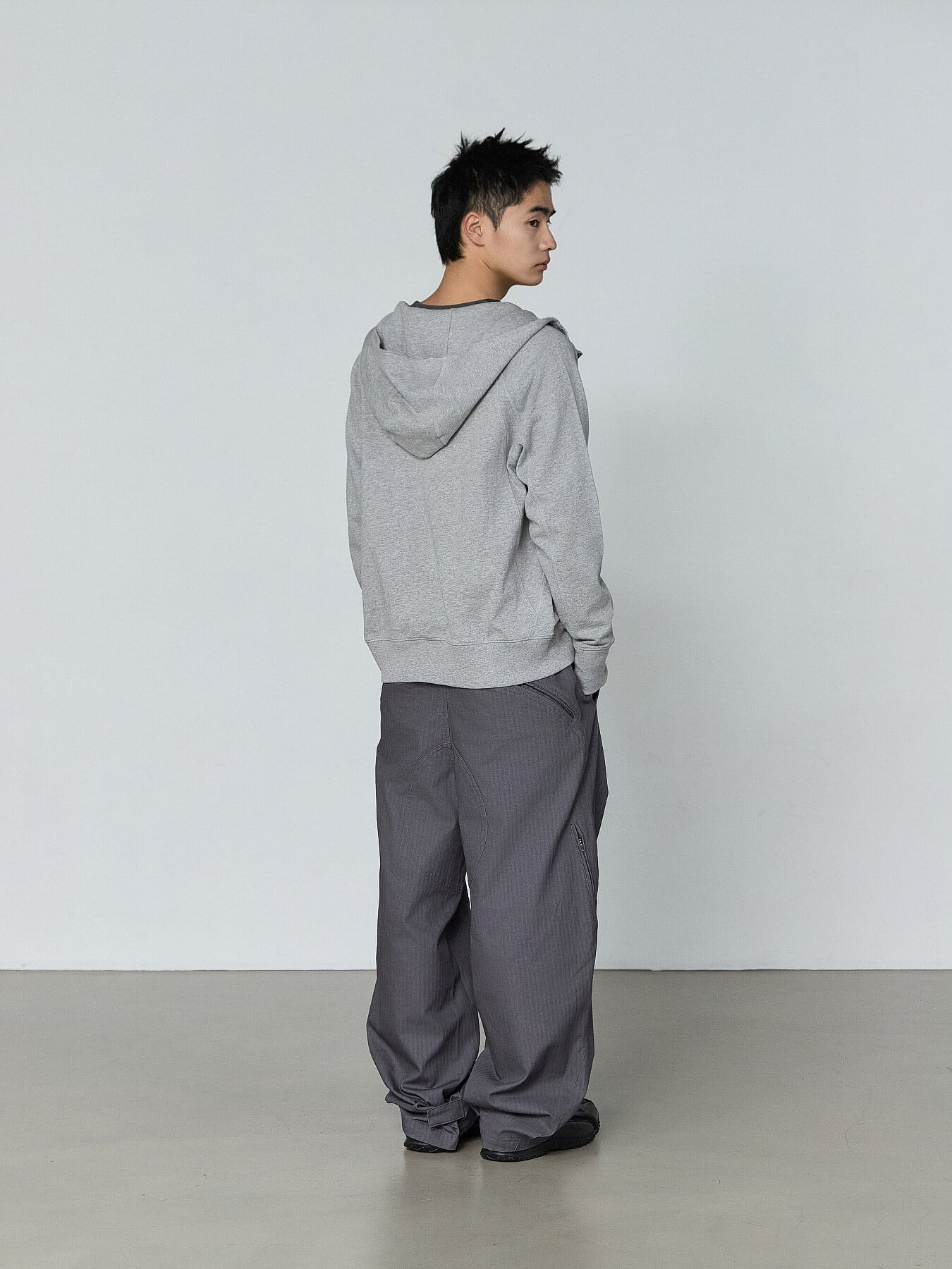 SAN SAN GEAR] BACK POCKET PANTS [BLUE CHARCOAL] 正規品 韓国