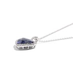ミステリーセッティング サファイア ネックレス K18 / 2.100ct / DA 0.170ct