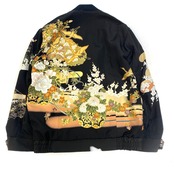 【bomber50】Msize 再構築リバーシブル着物ボンバー KIMONO reversible BOMBER JACKET