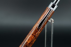 【東洋のローズウッド】 縞紫檀 朱雀杢 極上 silver ⅯP