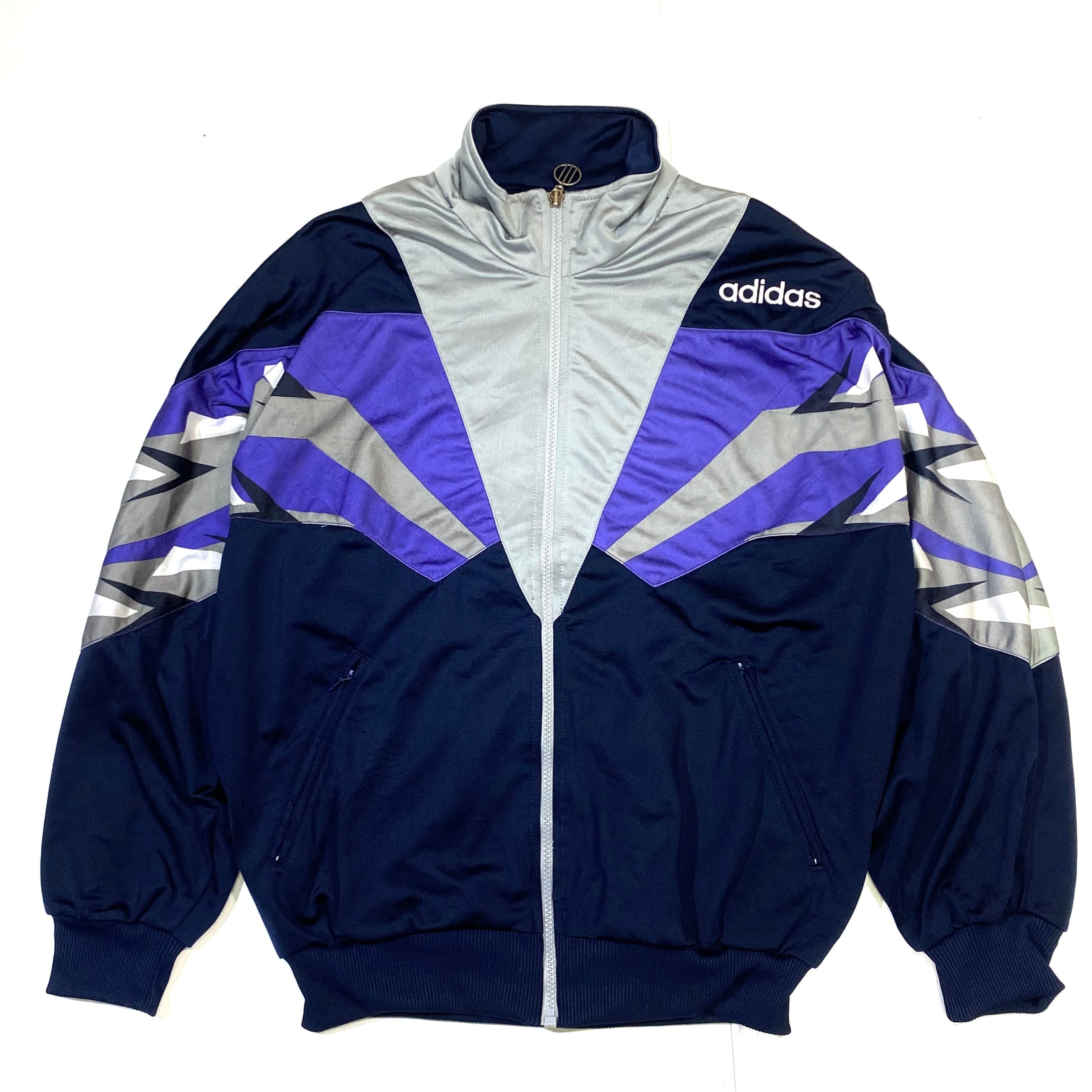 90年代 90s 銀タグ adidas アディダス トラックジャケット メンズS（M相当）【ジャージ・トラックジャケット】【SA211130】 |  cave 古着屋【公式】古着通販サイト